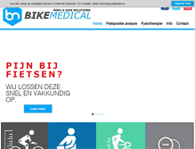Tablet Screenshot of bikemedical.nl